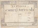 France  100 francs - 18 Nivose An III - 1794 - Sign. Vienoz - Série 33 TTB