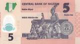 Nigeria  5 Naira - A. Sir Abubakar Tafawa Balewa - Polymer - 2021 - Série GN NEUF