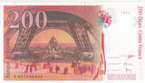 France  200 Francs - Gustave Eiffel - Tour Eiffel - 1996 - Série B.053 NEUF