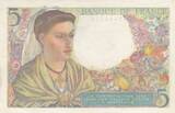 France 1947 5 Francs - Berger - 30-10-1947 - Série W.157 NEUF
