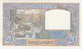 France 1940 20 Francs - Science et Travail - 22-08-1940 - Série P.971 SUP+