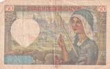 France  50 Francs Jacques Coeur - 11.09.1941 - Série A.117 TB
