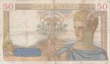 France 1934 50 Francs - Cérès - 27-12-1934 - Série R.172 TB/TB+