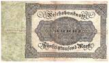 Allemagne  50000 Mark Bourgmaistre Brauweiler - 1922 Série B TTB