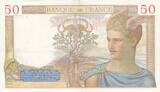 France 1937 50 Francs - Cérès - 02-12-1937 - Série P.7236 TTB+