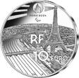 France - Monnaie de Paris 10 euros Jeux Paralympiques PARIS 2024 - 10 € Argent BE 2023 - PARIS 2024 - Basket Fauteuil - COLLECTION SPORT (11/15)