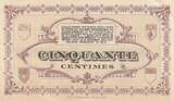 France  50 Centimes - Lons-le-Saunier - Chambre de Commerce - 1918 - Série B-H TTB