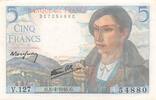 France 5 francs 5 Francs Berger - 05-04-1945 Série V.127 - SPL -