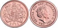 Royaume-Uni  1/4 Souverain Elisabeth II - Armoiries - 2022 - Or rose NEUF
