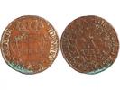 Portugal 10 reis 10 Reis - 1738 - Jean V - Armoirie -
