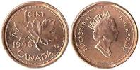 Canada 1 cent 1 Cent Feuilles d'Erable 1993 -