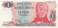 Argentine 1 peso argentino 1 Peso Argentino Argentino, J. San Martin - 1983 -