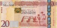 Libye  20 Dinars - École à Ghadames - Mosquée Al-Ateeq - 2012 NEUF