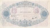 France 500 francs 500 Francs Rose et Bleu - 09-11-1939 Série J.3751 -