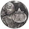 Tuvalu 2 dollars Lieutenant Commander Worf - Klingon - 30 ans Star Trek the next generation - 2 Dollars Argent (2 onces) 2017 -