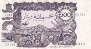 Algérie 500 dinars 500 Dinars - Vue de la ville - Galion et forteresse - 1970 - Série S.010 - P.129 -