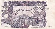 Algérie 500 dinars 500 Dinars - Vue de la ville - Galion et forteresse - 1970 - Série Y.011 -