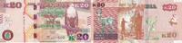 Zambie  20 Kwacha - Aigle - Cobe Lechwe - 2020 - Série DX.20 NEUF