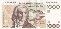Belgique 1000 francs 1000 Francs - André Ernest Modeste Gretry - ND (1980-1996) - P.144a -