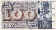 Suisse 100 francs 100 Francs - Enfant - St Martin - 1970 - Série 69P - P.49l -