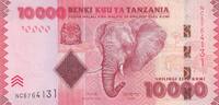 Tanzanie 10000 schillingi 10000 Schillingi Eléphant - Banque - 2020 -