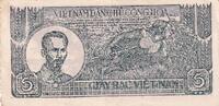 Vietnam 5 dong 5 Dong - Ho Chi Minh - ND (1948) - Lettre HL-Q072113 -