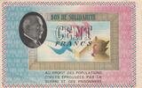 100 francs 1941-1942 Frankreich 100 Francs Necessity note of WWII - Petain - 1941 / 1942 - AU III / SS+