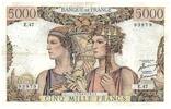 France 5000 francs 5000 Francs Terre et Mer - 01-02-1951 - Série E.47 - F.48.03 -