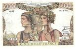 France 5000 francs 5000 Francs Terre et Mer - 05-04-1951 - Série Q.60 - F.48.04 -
