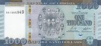 Liberia 1000 dollars 1000 Dollars - Les 16 Tribus du Libéria - 2022 -