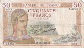 France 50 francs 50 Francs Cérès - 25-02-1937 - Série X.5705 -