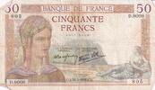 France 50 francs 50 Francs Cérès - 31-03-1938 - Série D.8008 -