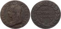 France 1799-1800 5 Centimes Dupré - An 5 A Paris TB+