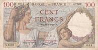 France 100 francs 100 Francs Sully - 22-02-1940 - Série Q.7609 -