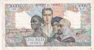 France 5000 francs 5000 Francs Empire Français - 13-08-1942 - Série O.77 -