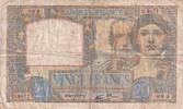 France 20 francs 20 Francs Science et Travail - 08-05-1941 - Série D.4077 -