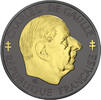 France 1 franc Charles de Gaulle - RUTHÉNIUM Couleurs & OR - 1 Franc 1988 -