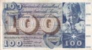 Suisse 100 francs 100 Francs Enfant St Martin - 28-03-1963 - Série 34X -