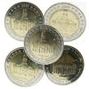 Lot de 5 x 2 Euros Commémo. Allemagne 2009 - Sarre (les 5 ateliers) UNC