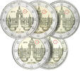 Allemagne  Lot de 5 x 2 Euros Commémo. 2016 - Saxe (les 5 ateliers) UNC