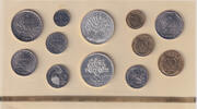 France Série FDC 1986 - 12 monnaies en Francs -