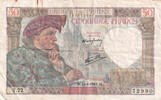 France 50 francs 50 Francs Jacques Coeur - 24-04-1941 Série T.77 - TTB -