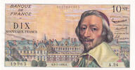 France 10 francs 10 Nouveaux Francs Richelieu - 02-07-1959 - Série A.24 - Fay.57.02 -