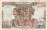 France 5000 francs 5000 Francs Terre et Mer - 01-02-1951 - Série B.44 - F.48.03 -