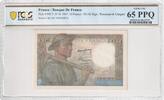 France 10 francs 10 Francs - Mineur - 30-10-1947 - Série B.140 - PCGS 65 PPQ -
