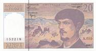 France 20 francs 20 Francs Debussy - 1997 - Série A.055 -