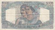 France 1000 francs 1000 Francs Minerve et Hercule - 22-11-1945 - Série U.122 -