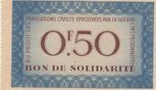 France 0.50 franc 1941 50 Centimes Bon de solidarité - Pétain - 1941-1942 - SUP