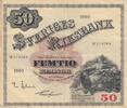 Suède 50 kronor 50 Kronor - Svea - Gustav Vasa - 1960 - Série M - P.47b -