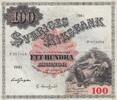 Suède 100 kronor 100 Kronor - Svea - Gustav Vasa - 1961 - Série P - P.48c -